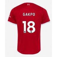 Liverpool Cody Gakpo #18 Replica Home Shirt 2023-24 Short Sleeve
